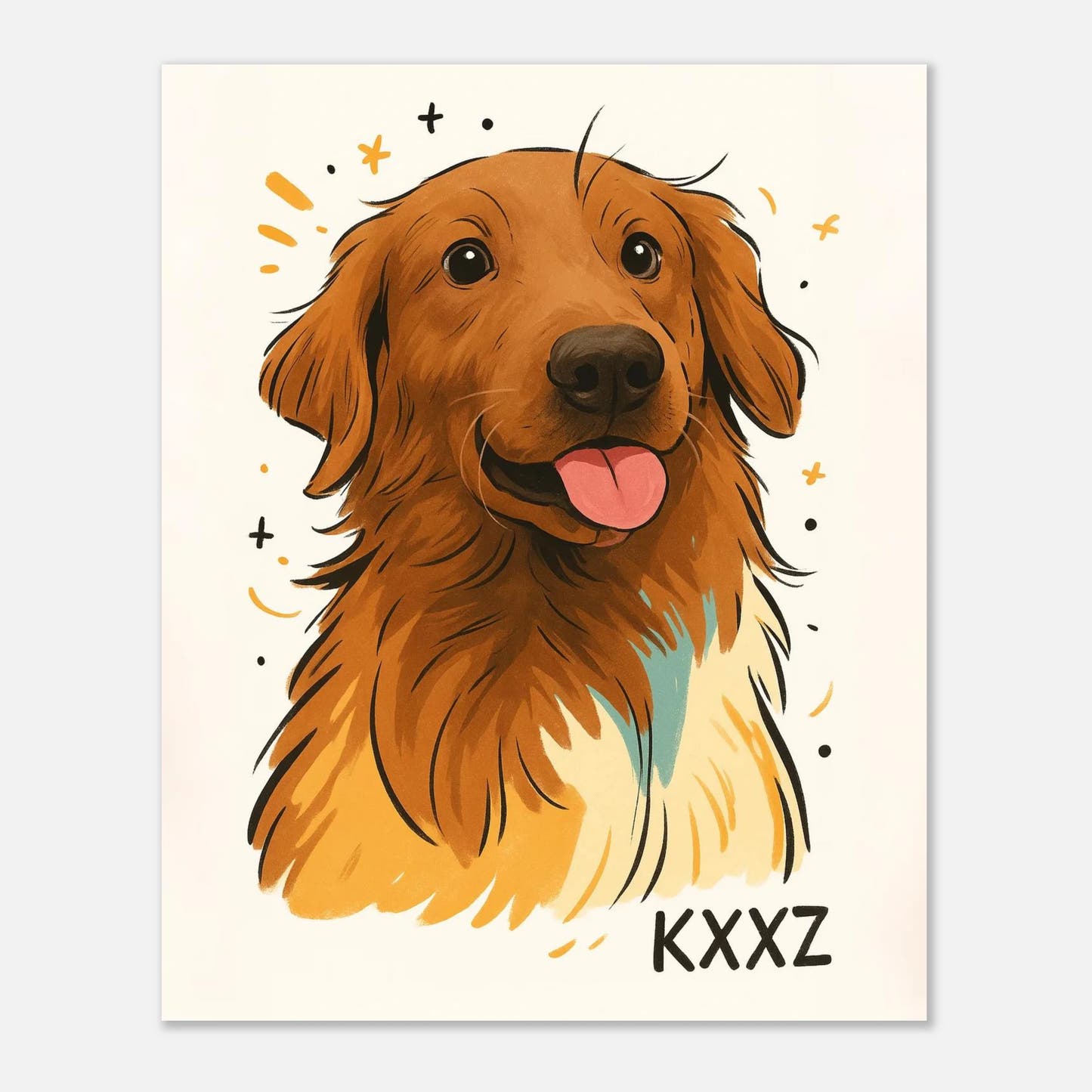 Personalized Dog Drawings | Digital Download
