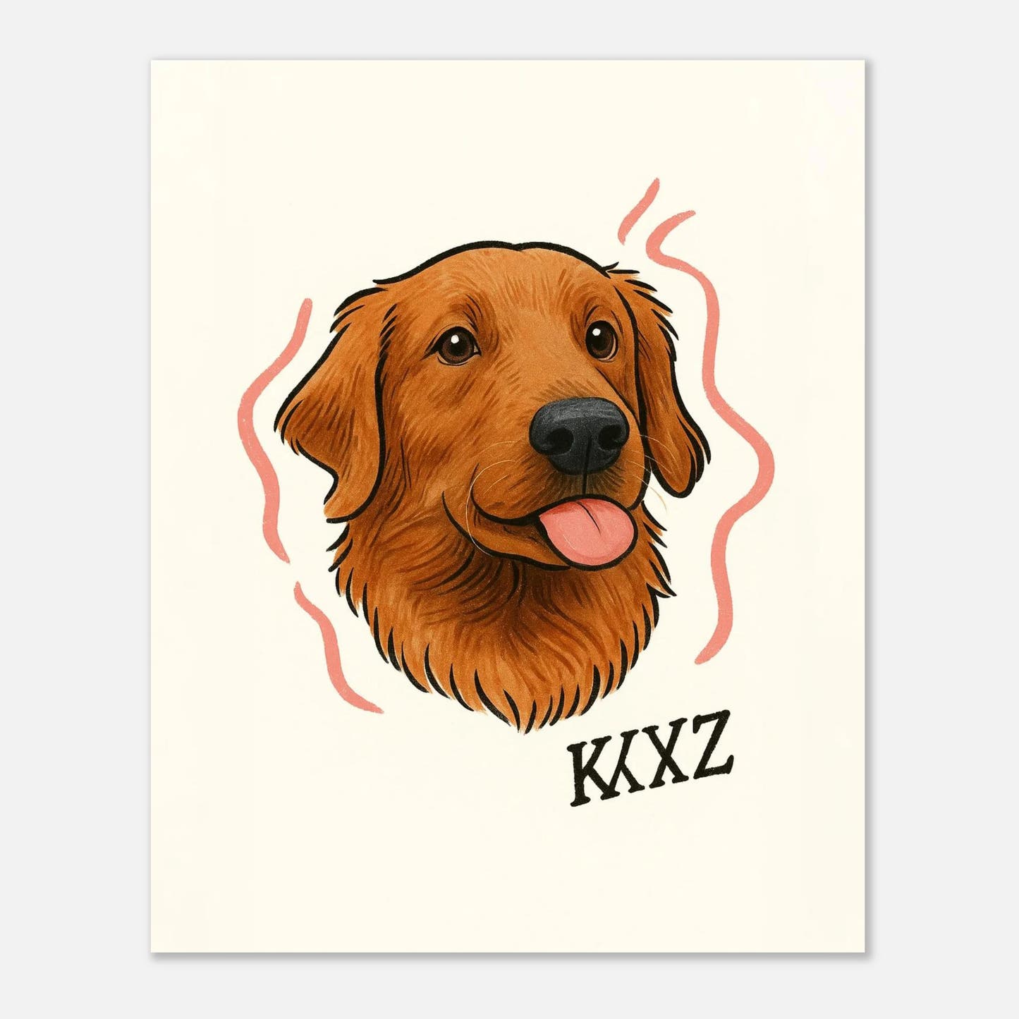 Custom Dog Drawing | Digital Download