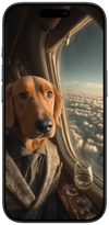 The Jet Setter in personalized business class pet wallpaper