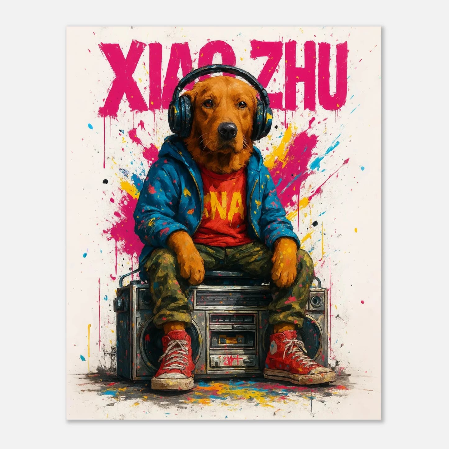 Custom Pet Portrait | Graffiti